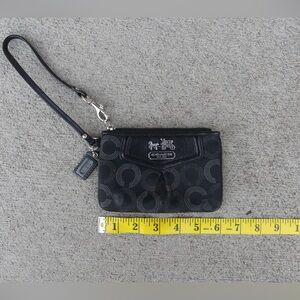 Black Coach Wristlet